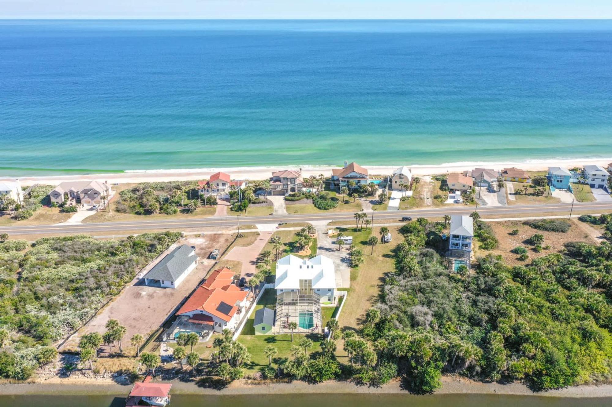 Flagler Beach Bed And Breakfast Pool Jaccuzzi Suite Exteriör bild