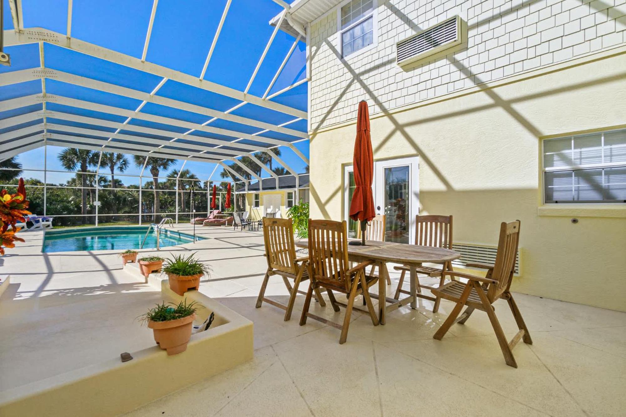 Flagler Beach Bed And Breakfast Pool Jaccuzzi Suite Exteriör bild