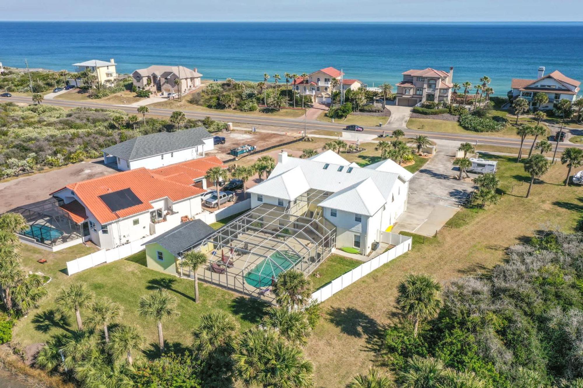 Flagler Beach Bed And Breakfast Pool Jaccuzzi Suite Exteriör bild