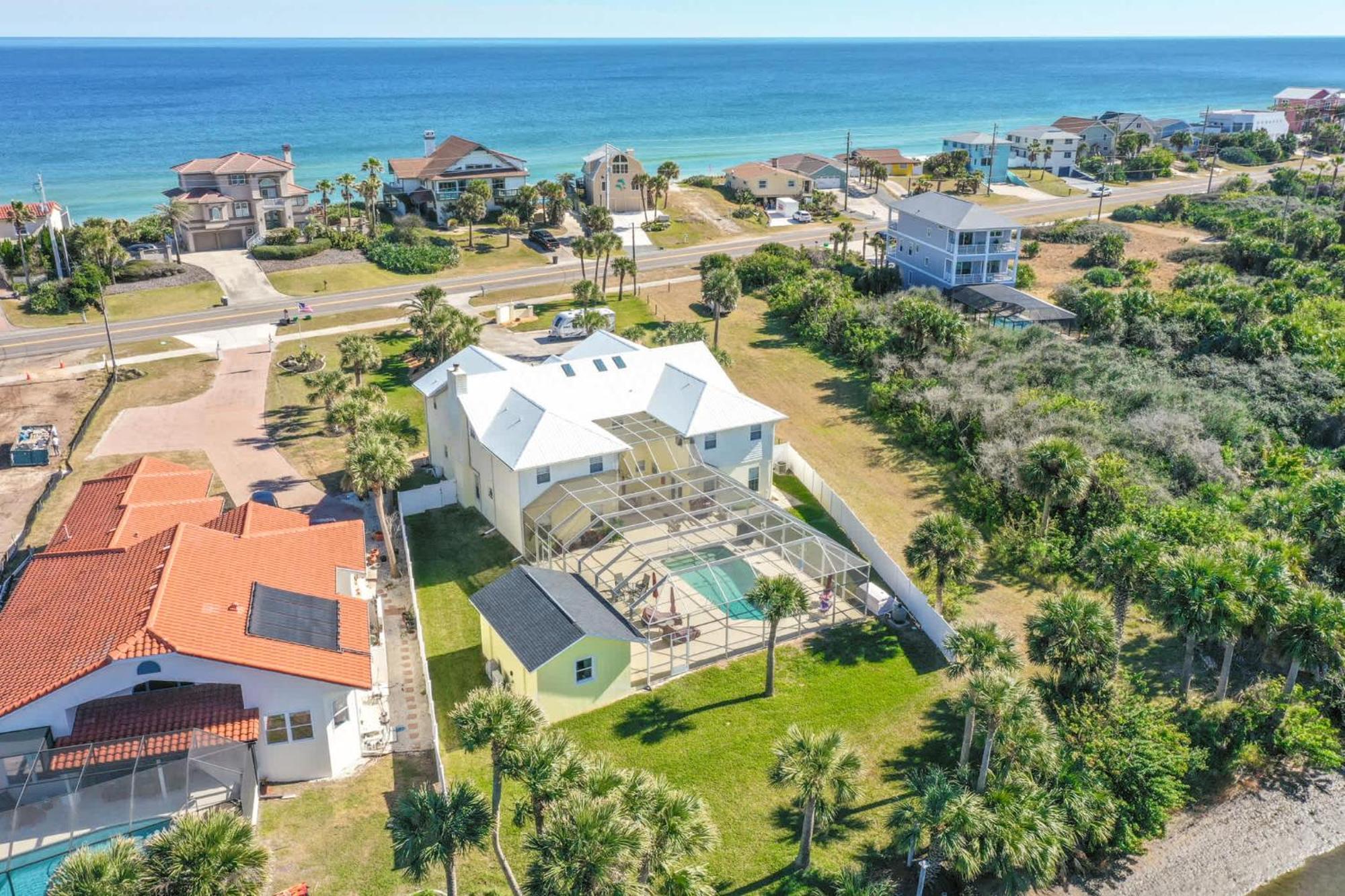 Flagler Beach Bed And Breakfast Pool Jaccuzzi Suite Exteriör bild