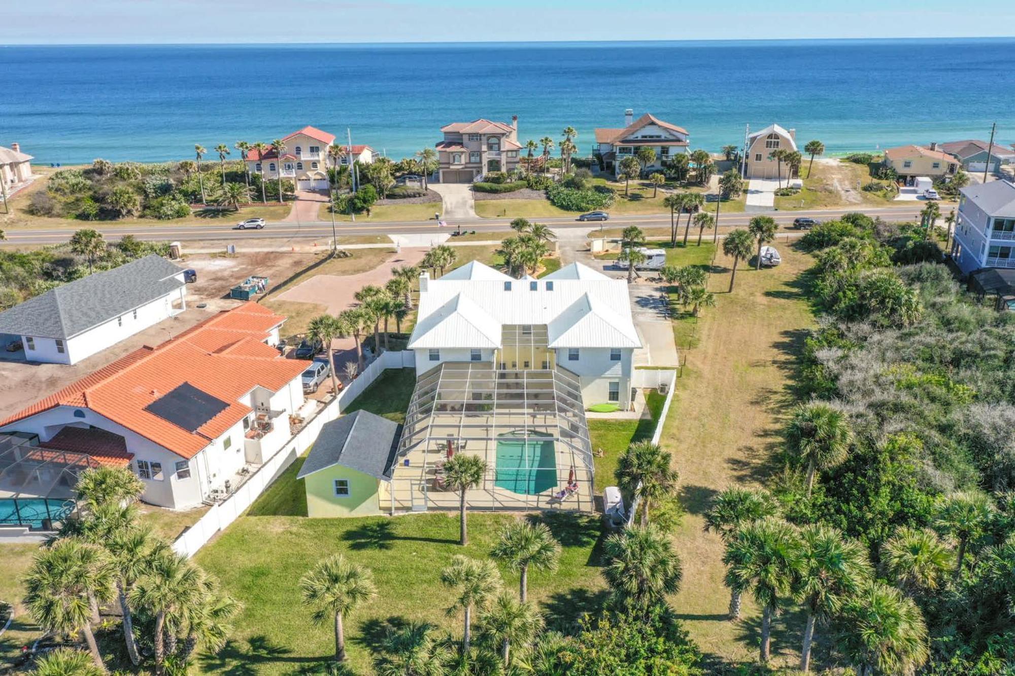 Flagler Beach Bed And Breakfast Pool Jaccuzzi Suite Exteriör bild